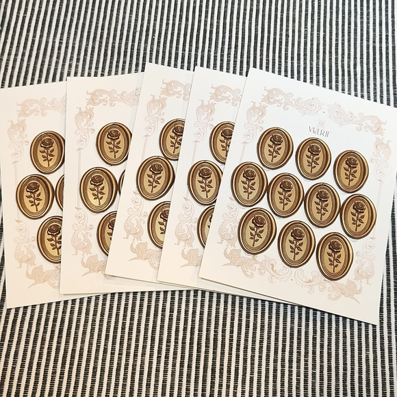 50 wax seal stickers - Picture 3 of 5